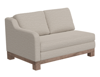IUP298-LOV-LF-161 Wooden Frame & Base, Sectional Right Chaise "Samba"