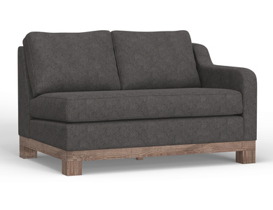 IUP298-LOV-RT-121 Wooden Frame & Base, Sectional Right-Arm Loveseat "Samba"