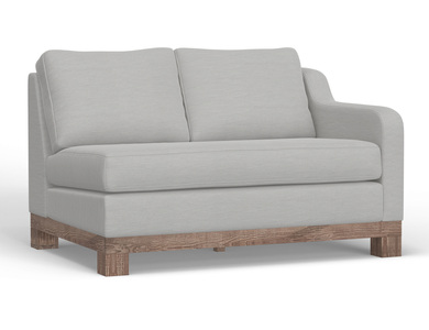 IUP298-LOV-RT-131 Wooden Frame & Base, Sectional Right-Arm Loveseat "Samba"