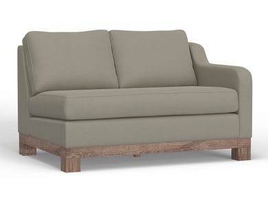 IUP298-LOV-RT-151 Wooden Frame & Base, Sectional Right-Arm Loveseat "Samba"
