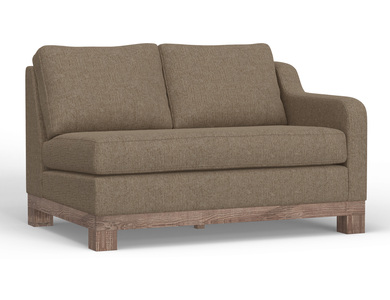 IUP298-LOV-RT-152 Wooden Frame & Base, Sectional Right-Arm Loveseat "Samba"