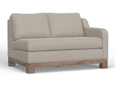 IUP298-LOV-RT-161 Wooden Frame & Base, Sectional Right-Arm Loveseat "Samba"