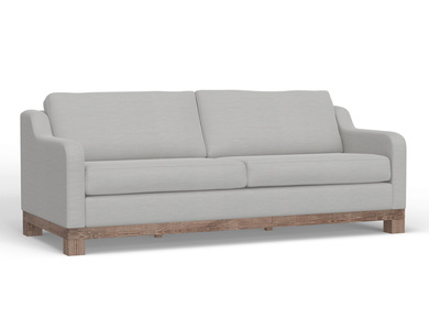 IUP298-SOF-131-A Wooden Frame & Base, Two-Cushion Sofa "Samba"