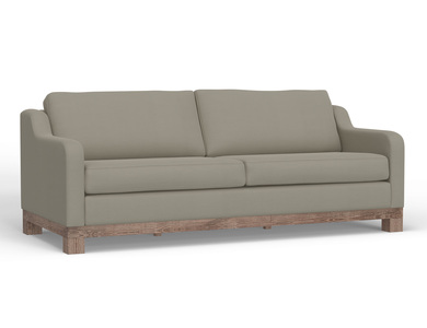 IUP298-SOF-151-A Wooden Frame & Base, Two-Cushion Sofa "Samba"