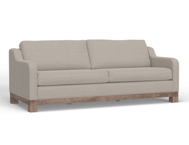 IUP298-SOF-161-A Wooden Frame & Base, Two-Cushion Sofa "Samba"