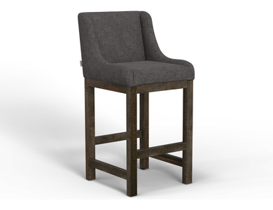 IUP700-BST30-121 Wooden Frame & Base, 30" Upholstered Barstool