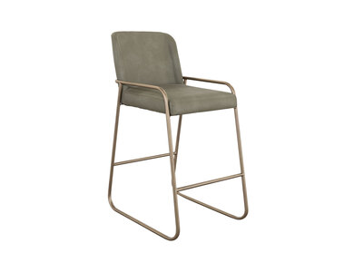 IUP800-BST30-232 Wooden Frame & Metal Base, 30" Upholstered Barstool