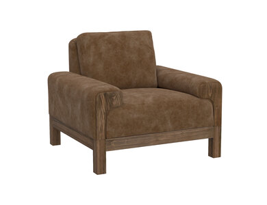 IUP966-ACH-202 Wooden Frame & Base, Armchair "Sedona"