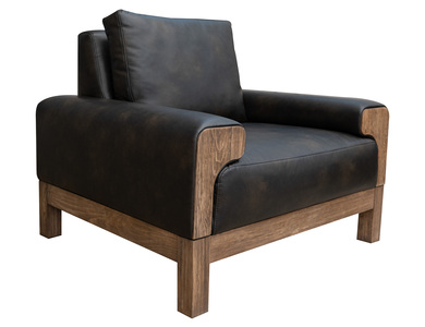 IUP966-ACH-216 Wooden Frame & Base, Armchair "Sedona"