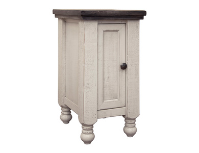 IFD4691CST 1 Door Chairside Table "Stone"