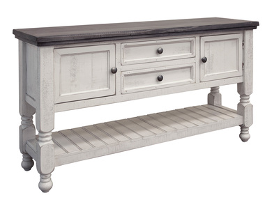 IFD4691SOF 2 Drawer 2 Door Sofa Table "Stone"