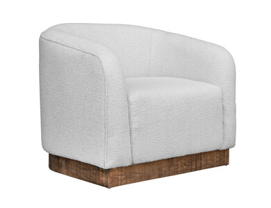 IUP551-ACH-101 Wooden Frame & Base, Armchair "Suomi"