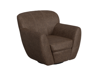 IUP222-ACH-212 Wooden Frame & Metal Base, 360 Degree Swivel Accent Chair "Tamesis"