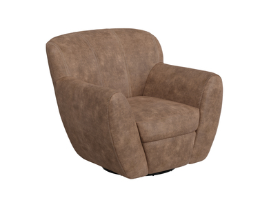 IUP222-ACH-214 Wooden Frame & Metal Base, 360 Degree Swivel Accent Chair "Tamesis"