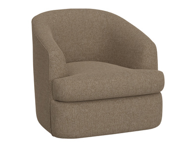 IUP854-ACH-152 Wooden Frame & Metal Base, 360 Degree Swivel Accent Chair "Tumbi"