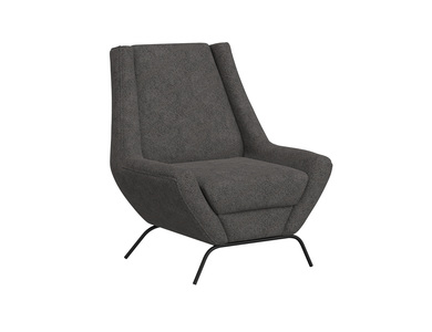 IUP331-ACH-121 Wooden Frame & Metal Base, Armchair "Tyne"