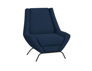 IUP331-ACH-221 Wooden Frame & Metal Base, Armchair "Tyne"