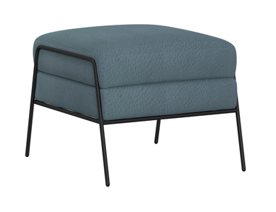 IUP331-OTT-233 Wooden Frame & Metal Base, Footstool, Ottoman "Tyne"
