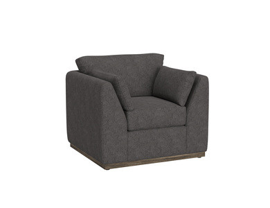 IUP882-ACH-121 Wooden Frame & Base, Armchair "Vallarta"