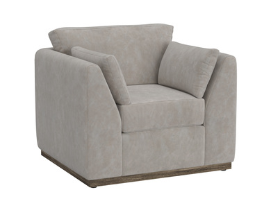IUP882-ACH-210 Wooden Frame & Base, Armchair "Vallarta"