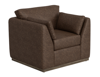 IUP882-ACH-212 Wooden Frame & Base, Armchair "Vallarta"