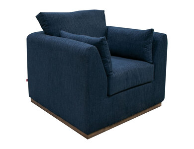 IUP882-ACH-221 Wooden Frame & Base, Armchair "Vallarta"