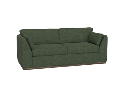 IUP882-SOF-111 Sofa, Olive Fabric, Wooden Frame 90 x 38-1/2 x 36-1/2 "Vallarta"