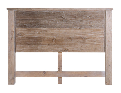 IFD1271HBDEK 6/6 Eastern King Headboard "White Teak"