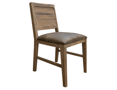 IFD5721CHR Upholstered Seat Wooden Chair "Xel-Ha"