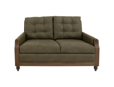 IUP574-LOV-232 Wooden Frame, Upholstered Loveseat "Xel-Ha II"