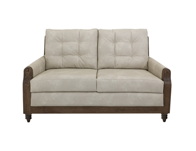 IUP574-LOV-234 Wooden Frame, Upholstered Loveseat "Xel-Ha II"