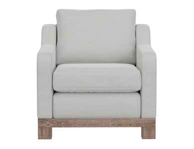 IUP298-ACH-131 Wooden Frame & Base, Armchair "Samba"