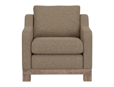 IUP298-ACH-152 Wooden Frame & Base, Armchair "Samba"