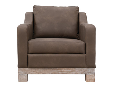 IUP298-ACH-231 Wooden Frame & Base, Armchair "Samba"