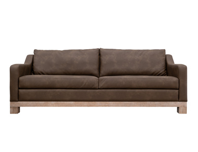 IUP298-SOF-231 Wooden Frame & Base, Two-Cushion Sofa "Samba"