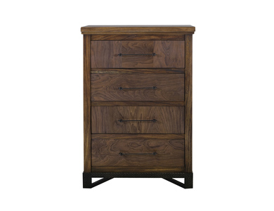 IFD3421CHT 4 Drawer, Chest "Walnut"
