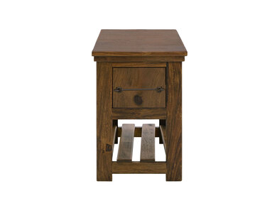 IFD3422CST 1 Drawer, Chairside Table "Walnut"