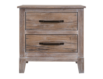 IFD1271NTS 2 Drawer, Nightstand "White Teak"