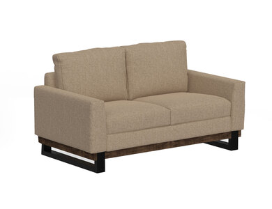 IUP778-LOV-152 Metal & Wood Base, Loveseat "Blackburn"
