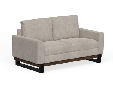 IUP778-LOV-210 Metal & Wood Base, Loveseat "Blackburn"