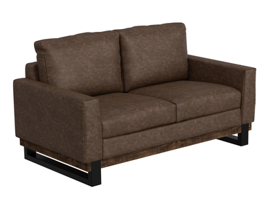 IUP778-LOV-212 Metal & Wood Base, Loveseat "Blackburn"