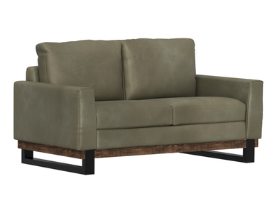 IUP778-LOV-232 Metal & Wood Base, Loveseat "Blackburn"