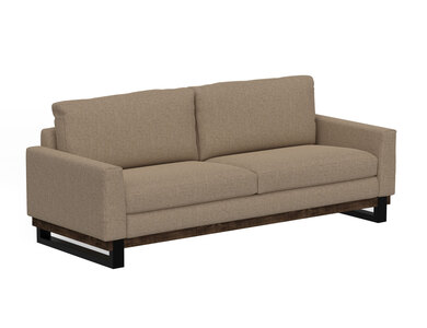 IUP778-SOF-152 Metal & Wood Base, Sofa "Blackburn"