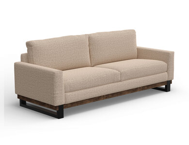 IUP778-SOF-175 Metal & Wood Base, Sofa "Blackburn"