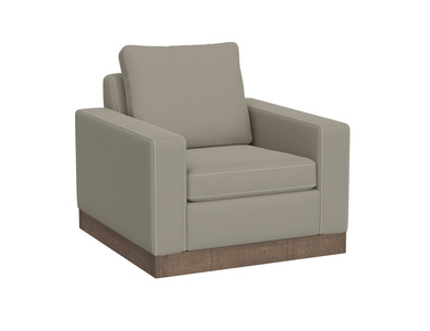 IUP722-ACH-151 Wooden Frame & Base, Armchair "Georgia"