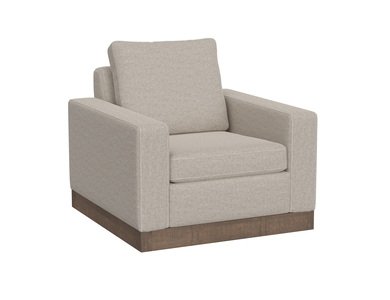 IUP722-ACH-161 Wooden Frame & Base, Armchair "Georgia"