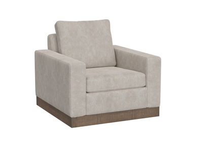 IUP722-ACH-210 Wooden Frame & Base, Armchair "Georgia"