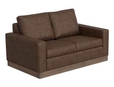 IUP722-LOV-121 Wooden Frame & Base, Loveseat "Georgia"