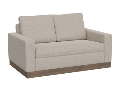 IUP722-LOV-161 Wooden Frame & Base, Loveseat "Georgia"