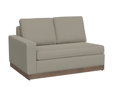 IUP722-LOV-LF-151 Wooden Frame & Base, Sectional Left-Arm Loveseat "Georgia"